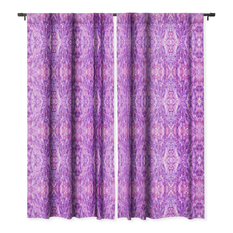 Rosie Brown Purple Perfection Blackout Window Curtain