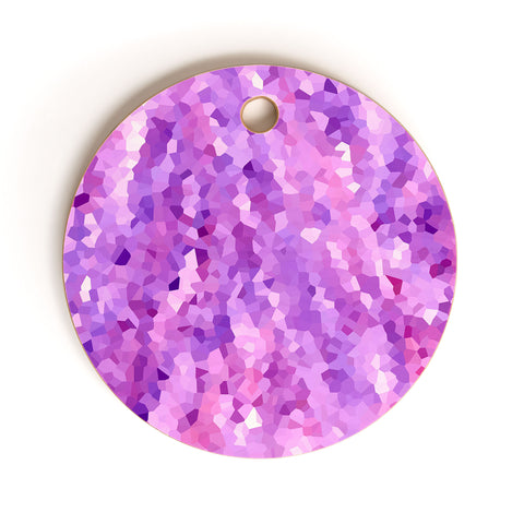 Rosie Brown Purple Perfection Cutting Board Round