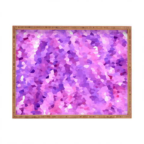 Rosie Brown Purple Perfection Rectangular Tray