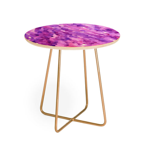 Rosie Brown Purple Perfection Round Side Table