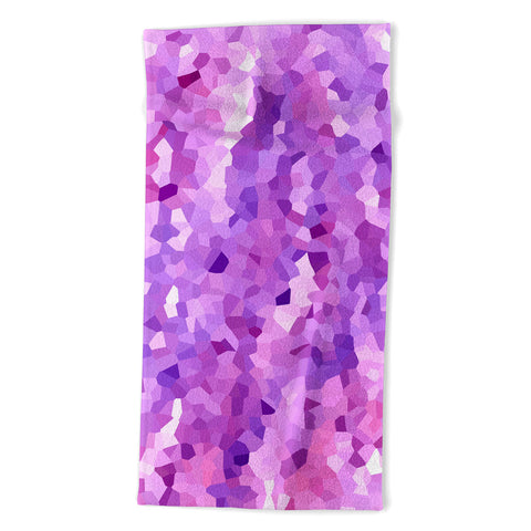 Rosie Brown Purple Perfection Beach Towel