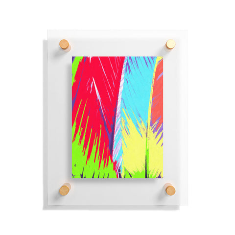 Rosie Brown Rainbow Palms Floating Acrylic Print