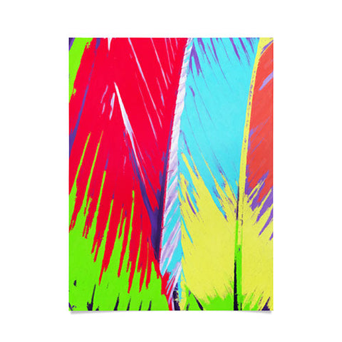 Rosie Brown Rainbow Palms Poster