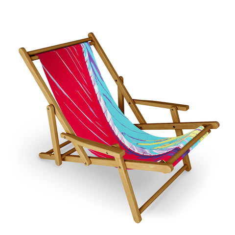 Rosie Brown Rainbow Palms Sling Chair