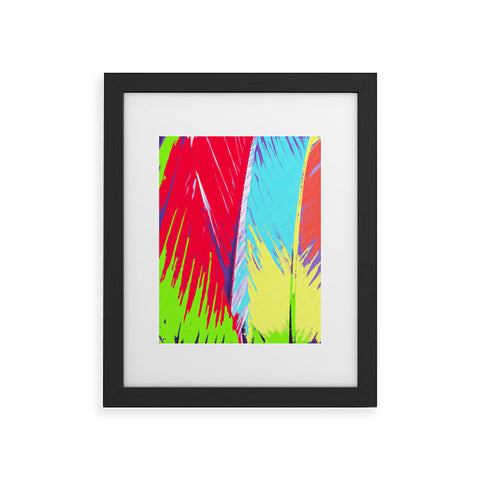 Rosie Brown Rainbow Palms Framed Art Print