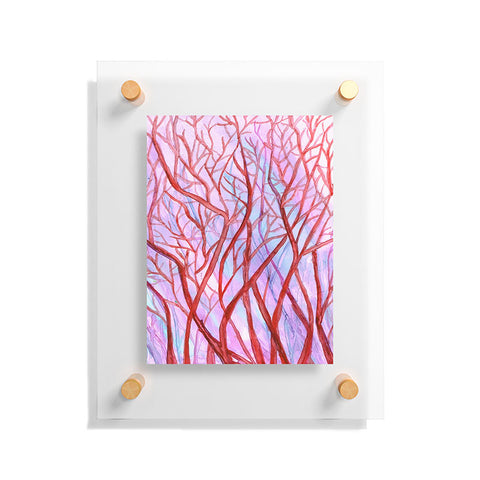Rosie Brown Red Coral Floating Acrylic Print