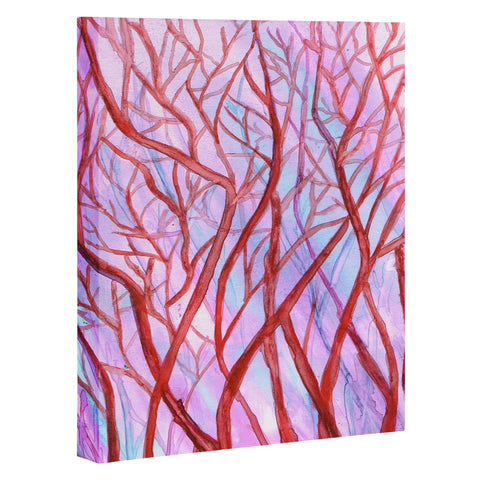 Rosie Brown Red Coral Art Canvas