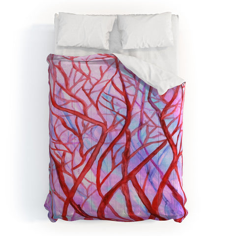 Rosie Brown Red Coral Comforter