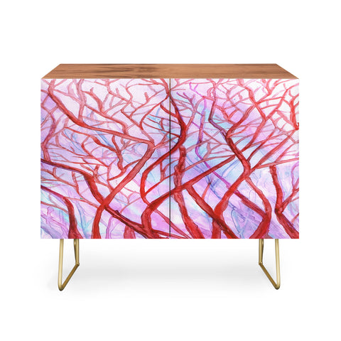 Rosie Brown Red Coral Credenza
