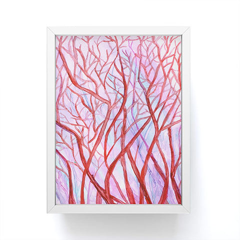 Rosie Brown Red Coral Framed Mini Art Print