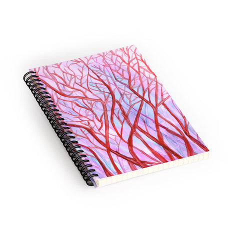 Rosie Brown Red Coral Spiral Notebook