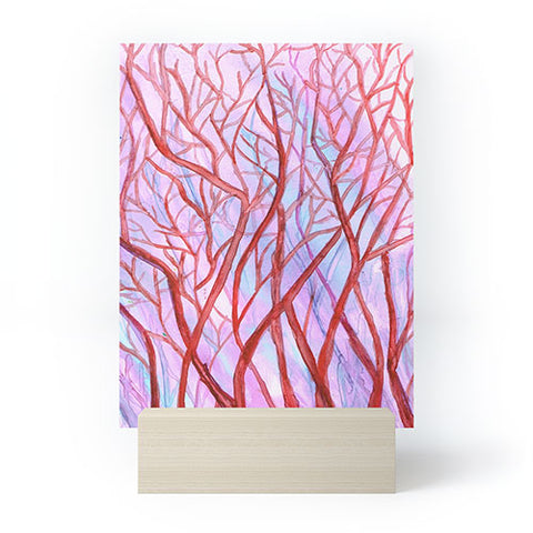 Rosie Brown Red Coral Mini Art Print