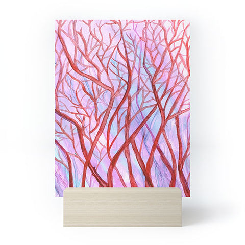 Rosie Brown Red Coral Mini Art Print