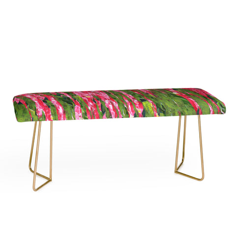 Rosie Brown Red Red Wine Bench