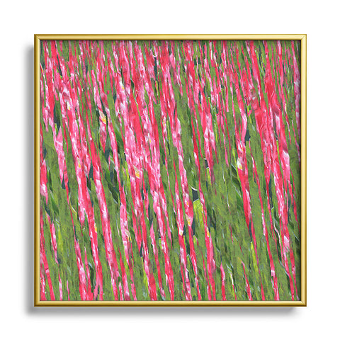 Rosie Brown Red Red Wine Metal Square Framed Art Print