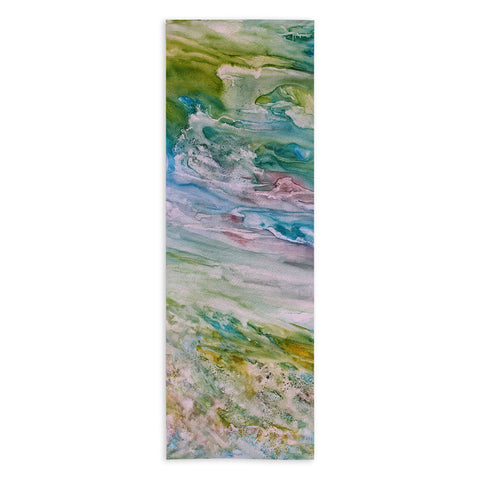 Rosie Brown Reflections In Watercolor Yoga Towel