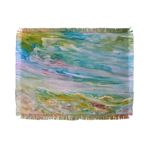 Rosie Brown Reflections In Watercolor Throw Blanket