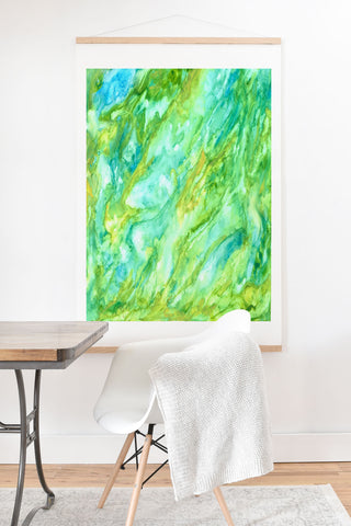 Rosie Brown River Flow Art Print And Hanger