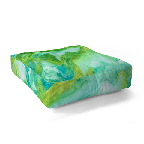 Rosie Brown River Flow Floor Pillow Square