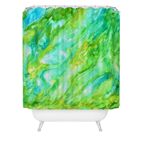 Rosie Brown River Flow Shower Curtain