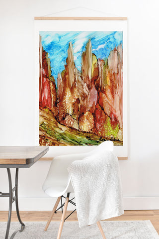 Rosie Brown Rocky Southwest Art Print And Hanger