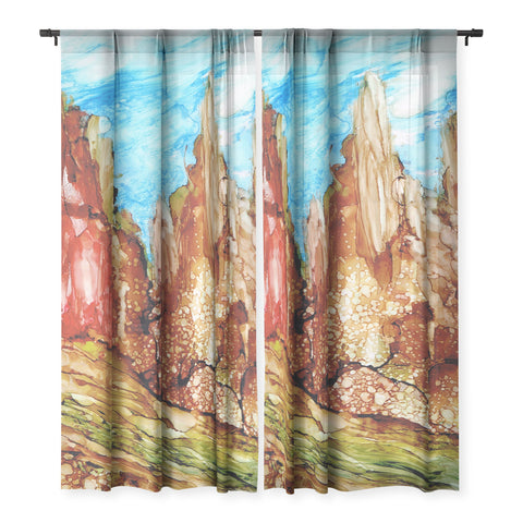 Rosie Brown Rocky Southwest Sheer Non Repeat