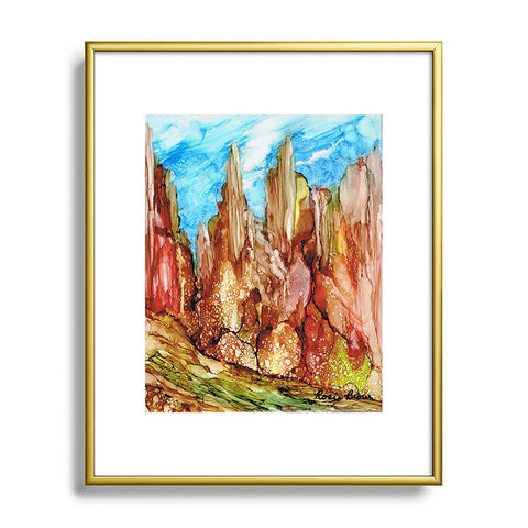 Rosie Brown Rocky Southwest Metal Framed Art Print