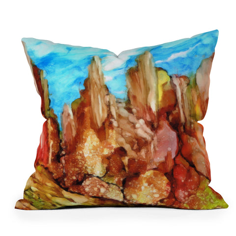 Rosie Brown Rocky Southwest Throw Pillow