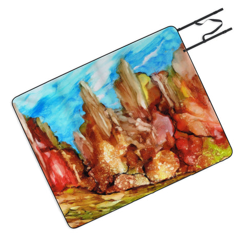 Rosie Brown Rocky Southwest Picnic Blanket