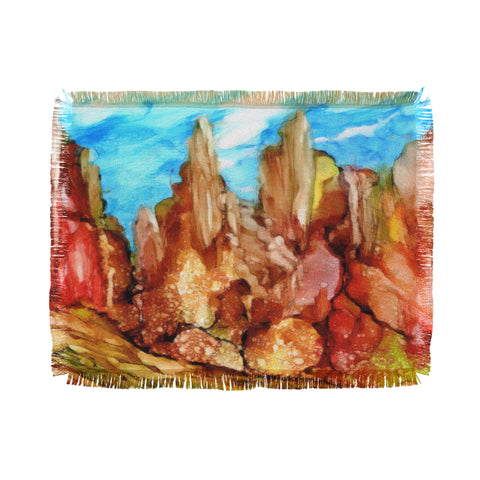 Rosie Brown Rocky Southwest Throw Blanket
