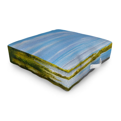 Rosie Brown Sanibel Island Inspired Outdoor Floor Cushion