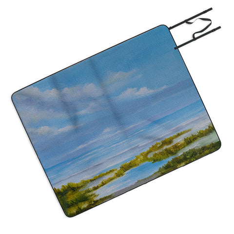 Rosie Brown Sanibel Island Inspired Picnic Blanket