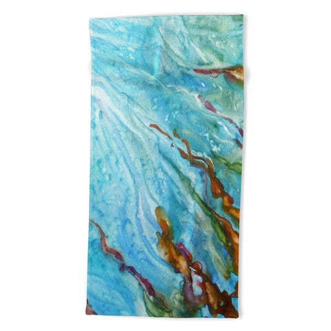 Rosie Brown Sea Sculptures Beach Towel