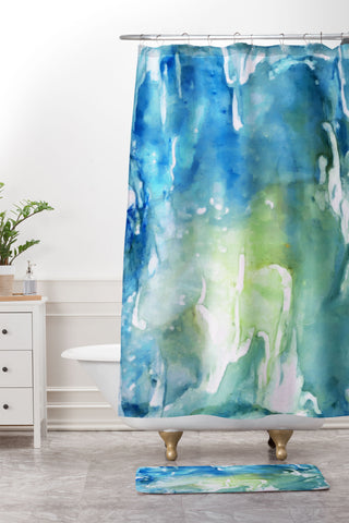 Rosie Brown Sea World Shower Curtain And Mat