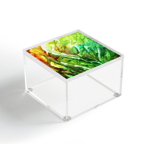 Rosie Brown Seagrass Acrylic Box