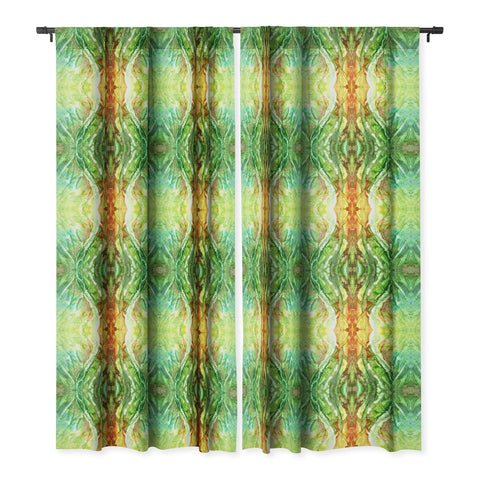 Rosie Brown Seagrass Blackout Window Curtain