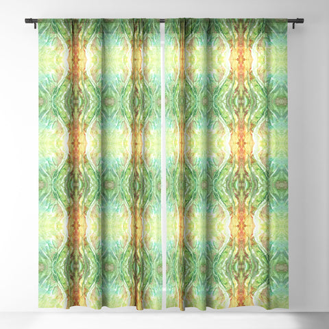 Rosie Brown Seagrass Sheer Window Curtain