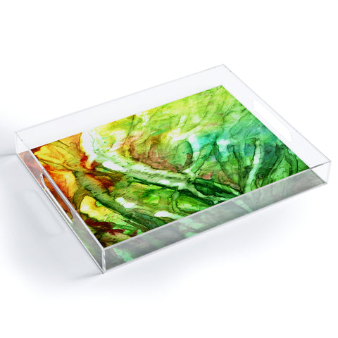Rosie Brown Seagrass Acrylic Tray