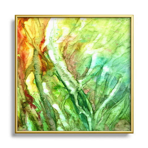 Rosie Brown Seagrass Square Metal Framed Art Print