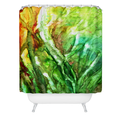 Rosie Brown Seagrass Shower Curtain