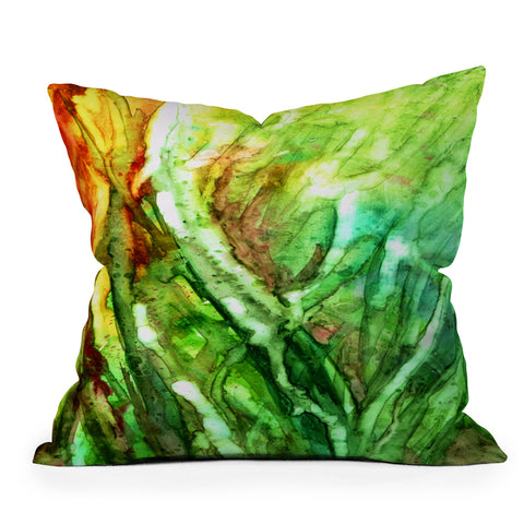 Rosie Brown Seagrass Throw Pillow