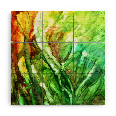 Rosie Brown Seagrass Wood Wall Mural