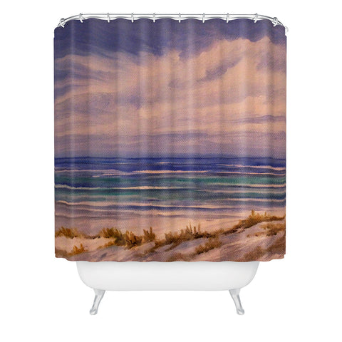 Rosie Brown Seascape 1 Shower Curtain