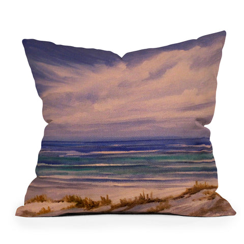 Rosie Brown Seascape 1 Throw Pillow