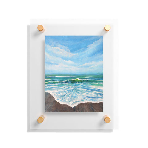 Rosie Brown Seashore Foam Floating Acrylic Print