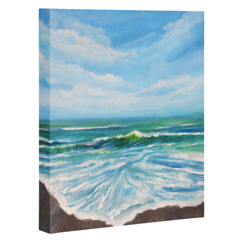 Rosie Brown Seashore Foam Art Canvas