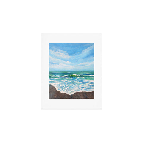 Rosie Brown Seashore Foam Art Print