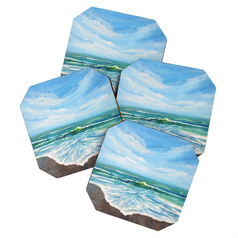 Rosie Brown Seashore Foam Coaster Set