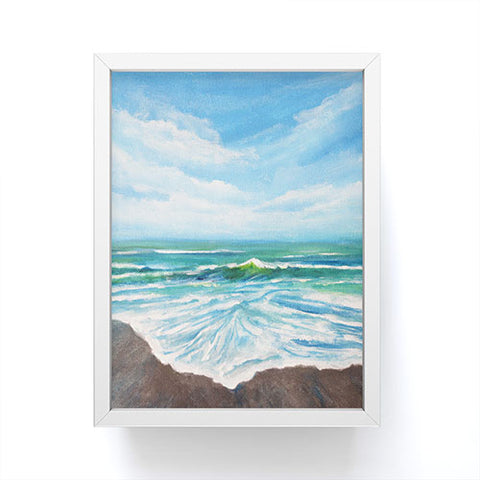 Rosie Brown Seashore Foam Framed Mini Art Print