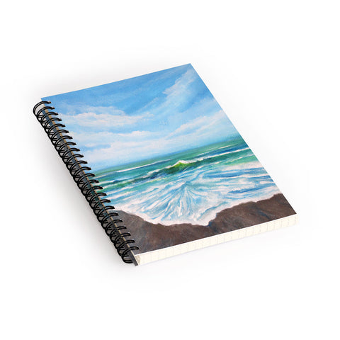Rosie Brown Seashore Foam Spiral Notebook